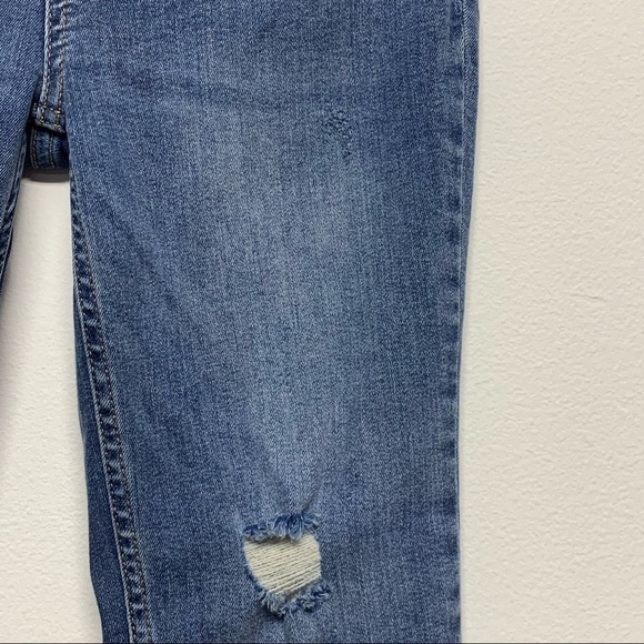 Free People Size 26 Frayed Hem BOHO Distressed Jeans - Picture 7 of 12